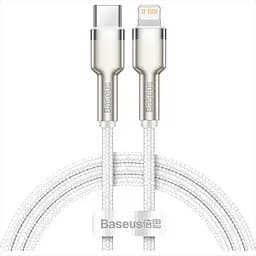 Кабель Baseus Cafule Metal Data Cable Type-C to Lightning PD 20 W 1 m White (CATLJK-A02) [73264]