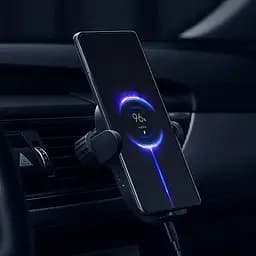 Автоутримувач XiaomiXiaomi 30W Wireless Car Charger W03ZM BHR7063CN Black - мініатюра 5