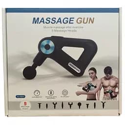 Електричний перкусійний масажер тригерних точок, масажний пістолет Massage Gun 8891 - мініатюра 6
