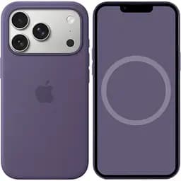 Чохол Silicone Case with Button, Animation & MagSafe для Apple iPhone 17 Pro Max Purple Frog AAA [153246] - мініатюра 5