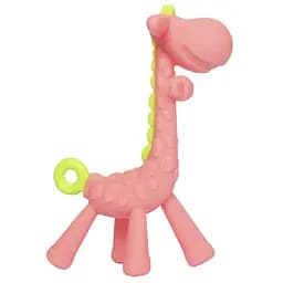 Прорезыватель для зубов Lindo Жираф, розовый (LI 330 рож)