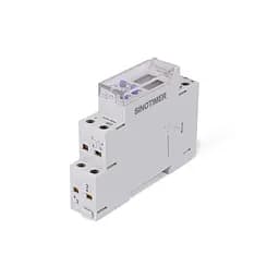 Реле часу Sinotimer TM610-2, 24 години/7 днів, на DIN-рейку 1P, LCD, програмований, змінна батарея, 16А, 220V, 88х66х18 мм