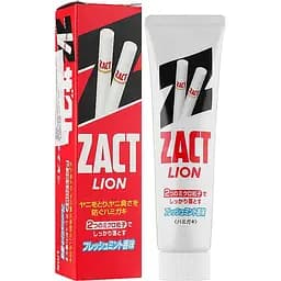 Зубная паста Lion Zact Отбеливающая от никотиновых пятен 150 г