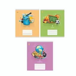 Зошит на 12 аркушів у клітинку Тетрада Першокласник №1 50 шт.