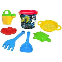 Пісочний набір Tigres 81354 Блиск і монстромашини 7 предметів для яскравих ігор у пісочниці та на пляжі