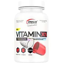 Витаминно-минеральный комплекс Genius Nutrition Vitamin-X5 120 таблеток