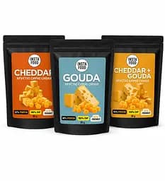 Сирні снеки Insta Food із сушеного сиру, набір 3×60 г