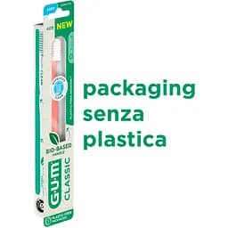 Зубна щітка GUM Classic Bio-Based Handle м'яка світло-зелена - мініатюра 10
