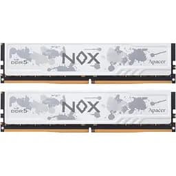 Модуль памяти DDR5 Apacer NOX 2x16GB 6000MHz White (AH5U32G60C622MWAA-2) [148615]