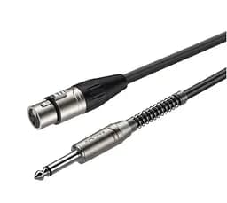 Мікрофонний кабель Jack 6.3 mono — XLR Female Roxtone SMX-J210-L3 3м