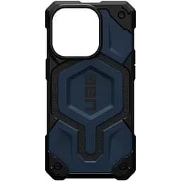 Удароміцний чохол UAG Monarch Pro with MagSafe Leather для Apple iPhone 13 Pro 6.1" Синій