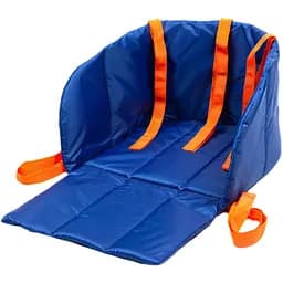 Матрас-сиденья для саней Snower, синий с оранжевым.