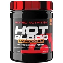 Передтренувальний комплекс Scitec Nutrition Hot Blood Hardcore, 375 грам - Червоні фрукти