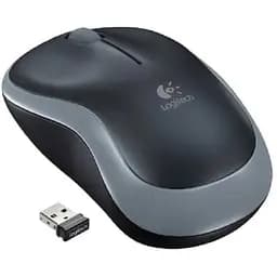 Миша Logitech M185 Grey/чорний USB бездротова оптична 1000 dpi 3 кнопки 1xAA (910-002235)