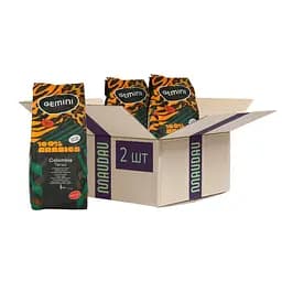 Набір кави в зернах Gemini Colombia Tarqui 1 кг х 2 шт.