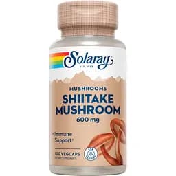 Шиїтаке Solaray Shiitake Mushroom 600 мг 100 капсул