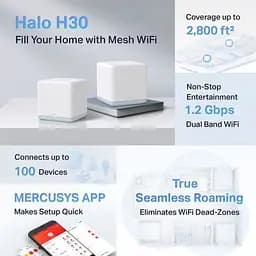 Точка доступу Wi-Fi Mercusys (HALO-H30-2-PACK) - мініатюра 8