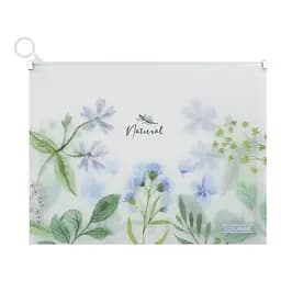 Папка-конверт на zip-блискавці А4 ARABESKI блакитний BM.3975-14 BUROMAX матовий напівпрозорий пластик (4823126800660)