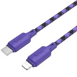 Дата кабель Hoco X116 Meridian Type-C to Lightning 27W (1m) Gradient Purple Mix - мініатюра 6