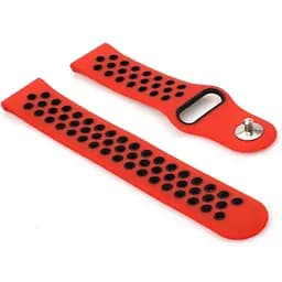 Ремінець Becover Vents Style для Honor MagicWatch 2 / Huawei Watch 3 Pro Classic 46 mm Red-Black (707077) - мініатюра 2