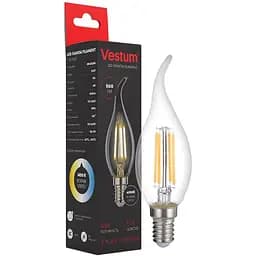 Светодиодная филаментная лампа Vestum С35Т Е14 4Вт 220V 4100К 1-VS-2405
