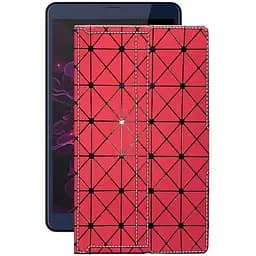 Чохол StatusCASE з екошкіри для планшету Nomi Ultra 4 10 C101014 Червоний ромб