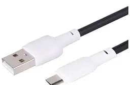 Кабель Gelius Full Silicon Cable USB to MicroUSB GP-UCN001M 18W 1.2m Black-White - мініатюра 2