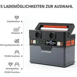 Зарядна станція Allpowers S300 потужність 300 ВТ ємність 288 Wh 78000 мАг - мініатюра 6