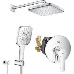 Душова система прихованого монтажу Grohe QuickFix Start UA25183007, Хром