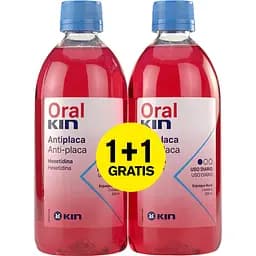 Ополаскиватель для полости рта KIN Oral с гексетидином 0.10% (2 шт. x 500 мл)