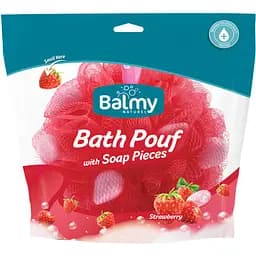 Мочалка Balmy Клубника с кусочками мыла (05459)