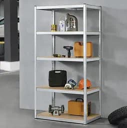 Стелаж LEOBRO Premium 180 х 100 х 50 см, 200кг/полиця, 5 полиць (LB-R107) - мініатюра 3