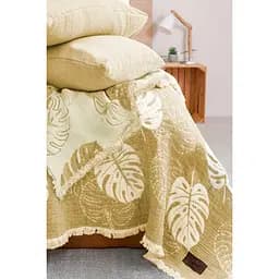 Муслиновое покрывало Saheser Forest Sari 240х260 см + 2 наволочки 50х70 см pbe0051353