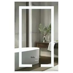 Дзеркало Mixxus ARD MR06-60x80 з LED Touch, Anti-fog, димером, регулюванням яскравості, годинником (MI6929)