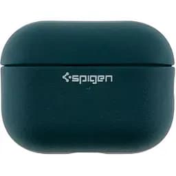 Футляр із нейлоновим шнурком Spigen Leather Armor Airpods Pro Dark Green (35261_3345601)