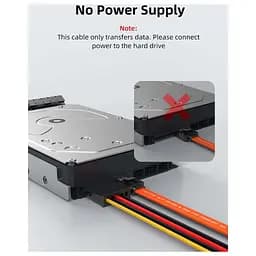 Кабель для передачі даних SATA III 0.5m Cabletime (CA915897) - мініатюра 6