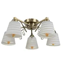 Люстра потолочная Brille в спальню E14 40W AB (LK-673C/5)