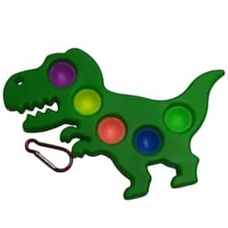 Іграшка Симпл Дімпл Динозавр зелений антистрес 12x19 см 5 пупирок