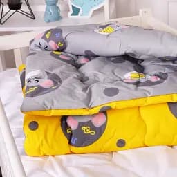 Ковдра MirSon антиалергенна дитяча зима Kids Time 20-0029 Funny mice 110x140 см EcoSilk (2200009663857) - мініатюра 3