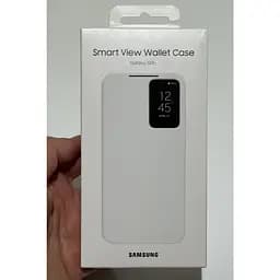 Оригінальний чохол-книжка Smart View Wallet Case для Galaxy S24 Plus White (S926) EF-ZS926CWEGWW - мініатюра 10