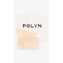 Заколка-краб для девочки Polin 3693-1 Персиковый