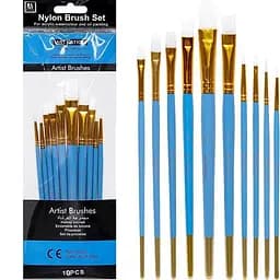 Набор кисточек художественных Bambi BREA1013K-1, 10 шт