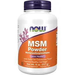 Метилсульфонілметан Now Foods MSM Pure Powder 227 г