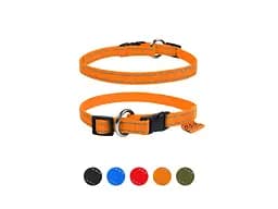 Ошейник для животных Dog Extreme из нейлона регулируемый Ш 20 мм Д 25-40 см оранжевый (01624)