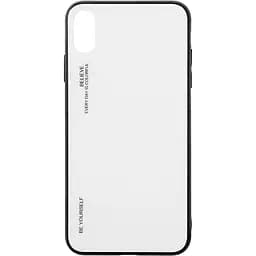 Чехол-накладка Toto Gradient Glass Case Apple iPhone XS Max White