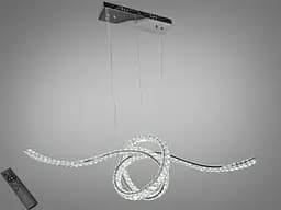 Світлодіодна люстра Romin Diasha хром 85 Вт з пультом