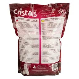Силікагелевий наповнювач для котячого туалету Cristals Fresh з лавандою 3.6 л (Cristal 3,6) - мініатюра 3
