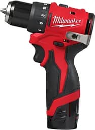 Шурупокрут-дриль акумуляторний Milwaukee M12 BLDDRC-202C 12В 2х2 А/год 40 Нм 0-550-1700 об/хв ЗП C12C кейс 1.2 кг - мініатюра 6