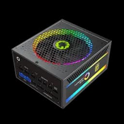 Блок живлення 1050 Вт, GameMax RGB1050 PRO, Black, модульний, 80+ Gold, Active PFC, 14 см з RGB підсвічуванням - мініатюра 3