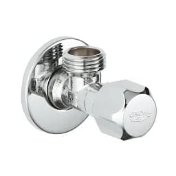 Кран кутовий вентильний Grohe 2201600М приладовий 1/2"х1/2" Хром 30412